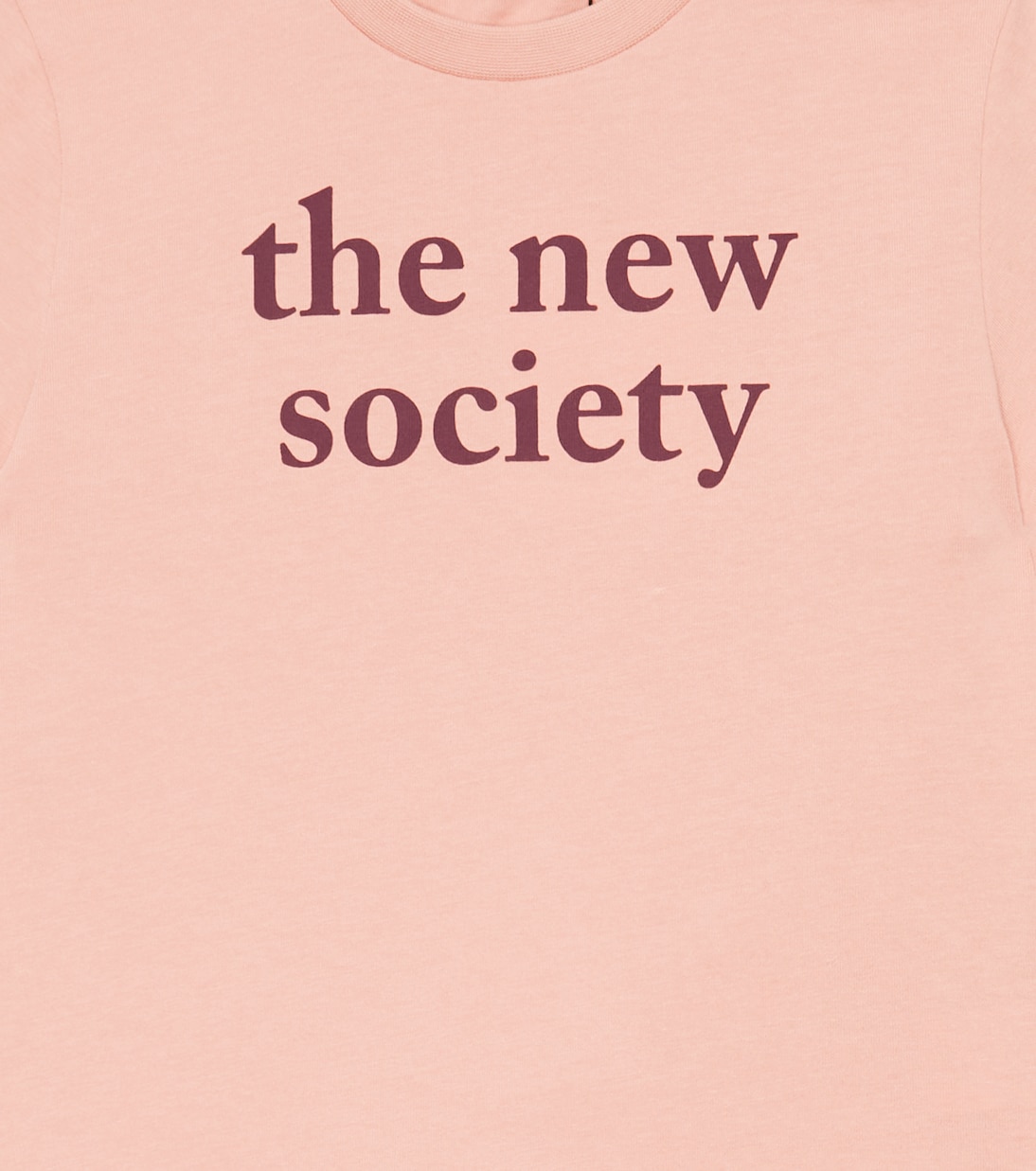 Camiseta de algodón con logo | The New Society