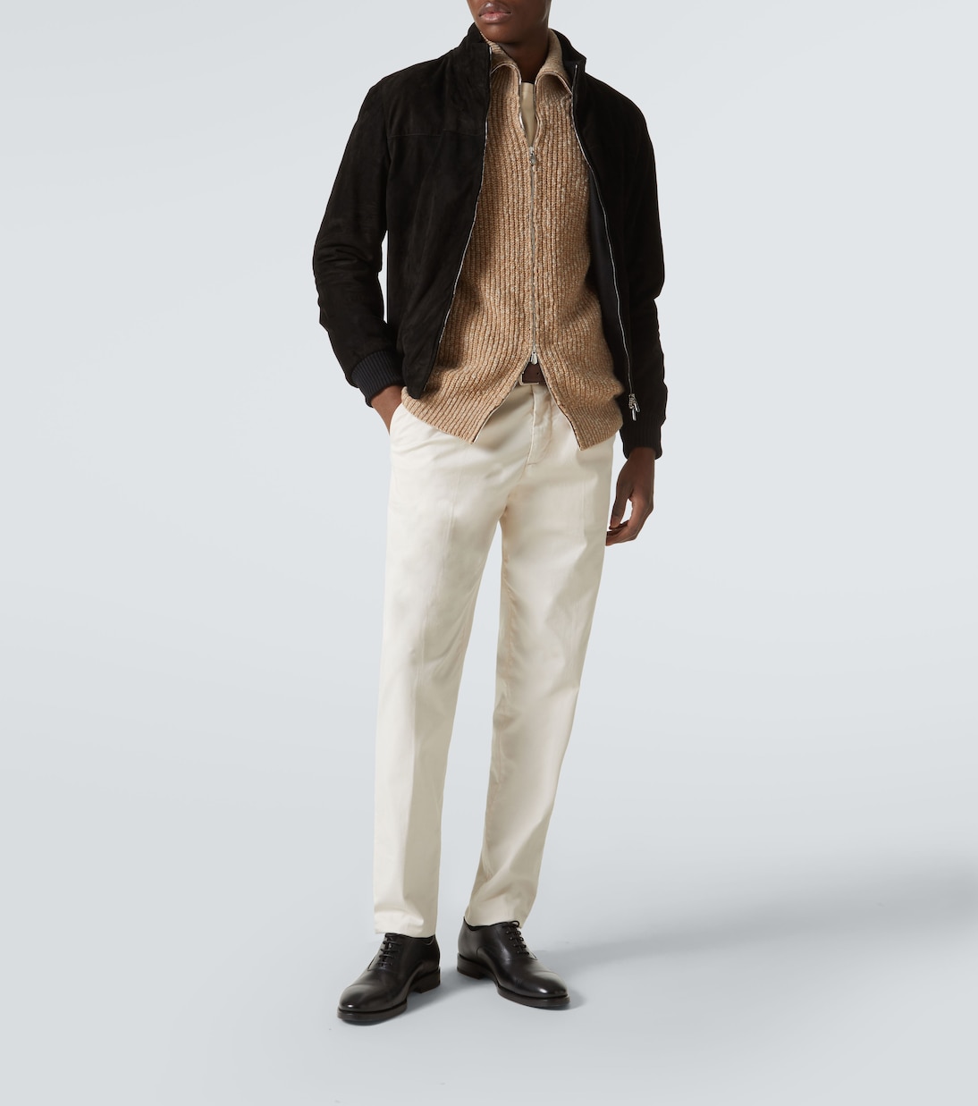 Stringate in pelle | Brunello Cucinelli