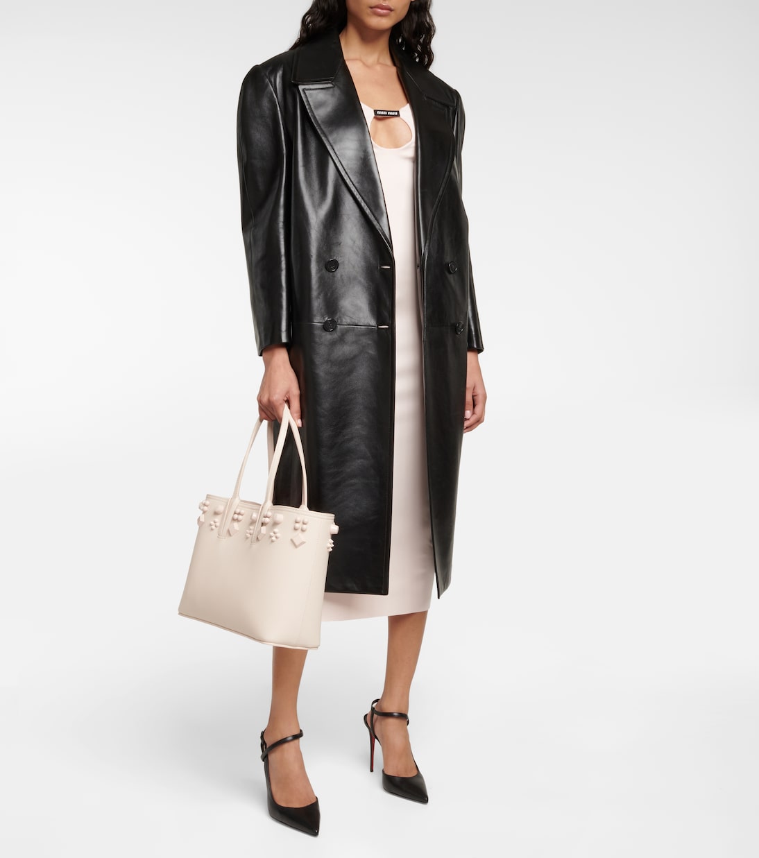 Cabata Small leather tote bag | Christian Louboutin
