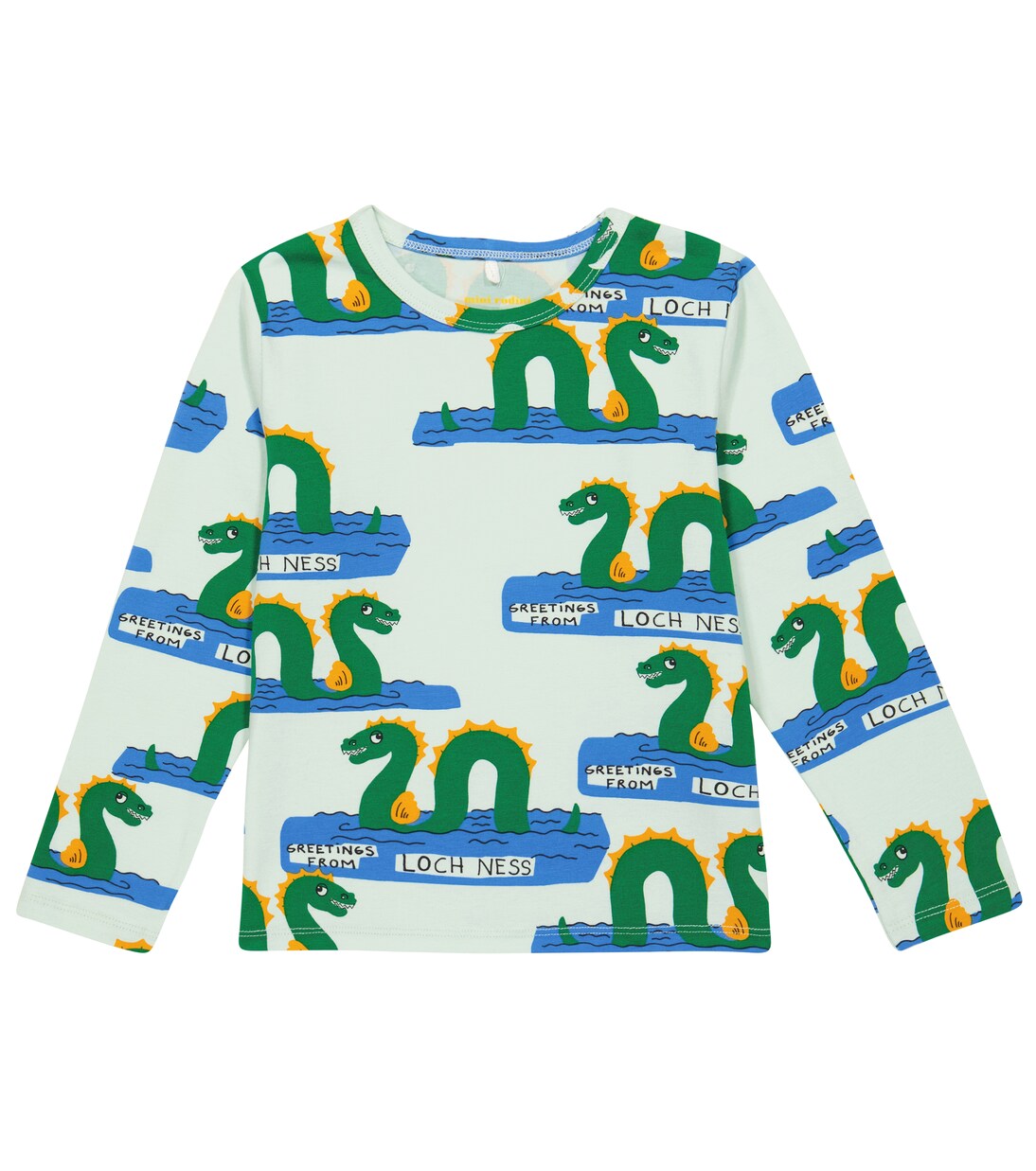 Printed cotton-blend top | Mini Rodini