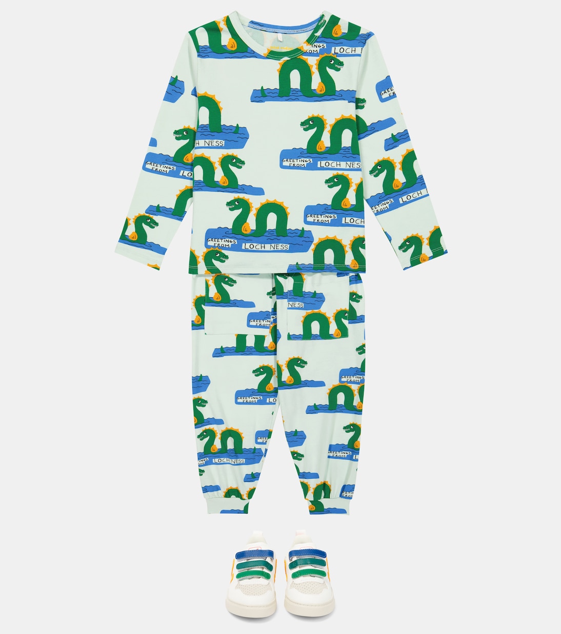 Printed cotton-blend top | Mini Rodini