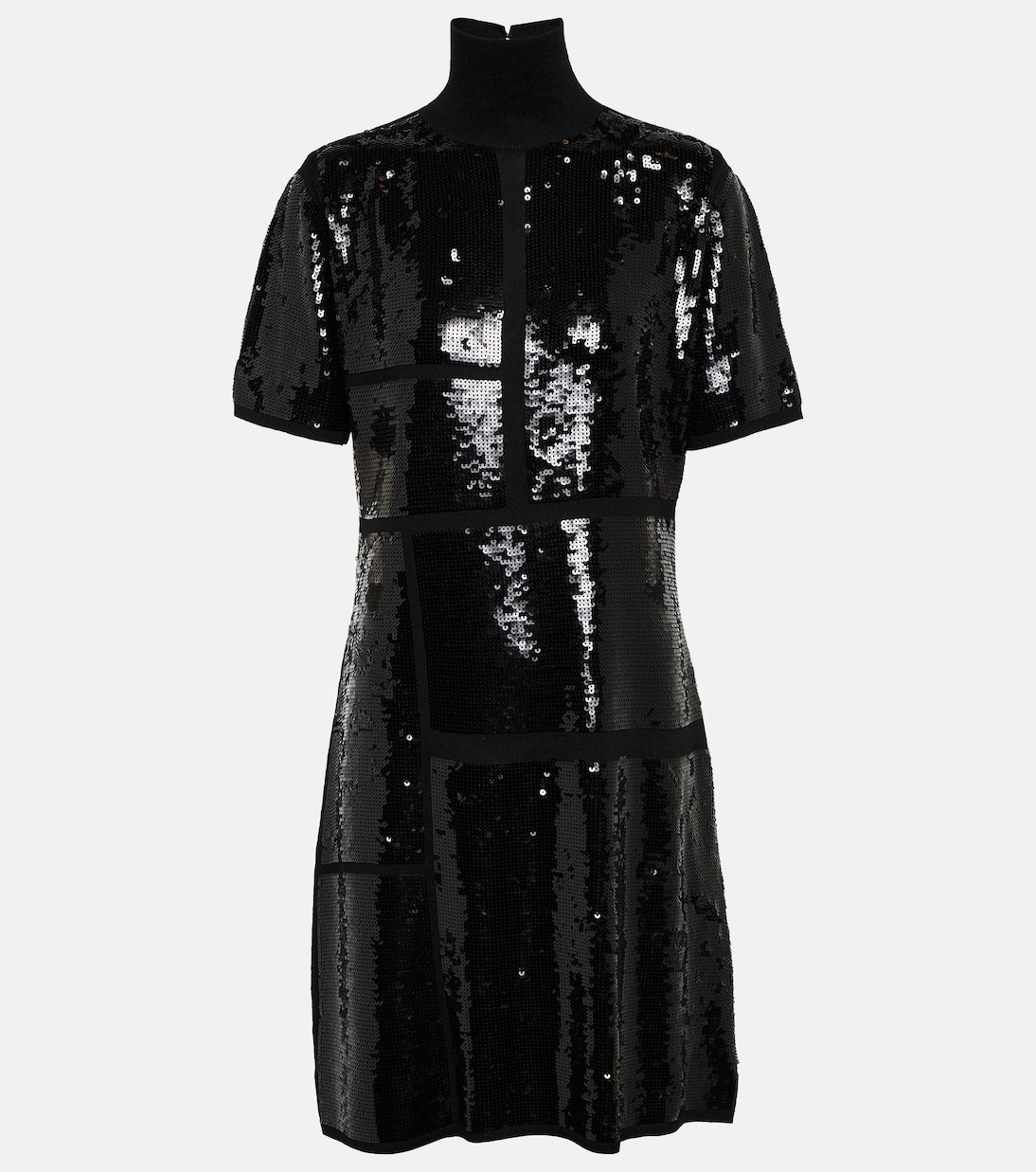Sequined wool-blend minidress | Joseph