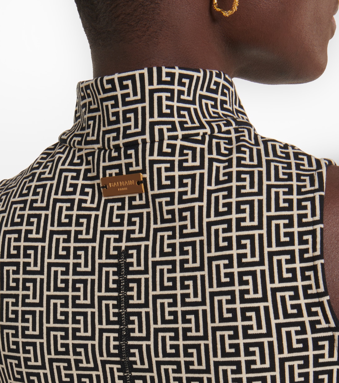 Crop top en mezcla de algodón | Balmain