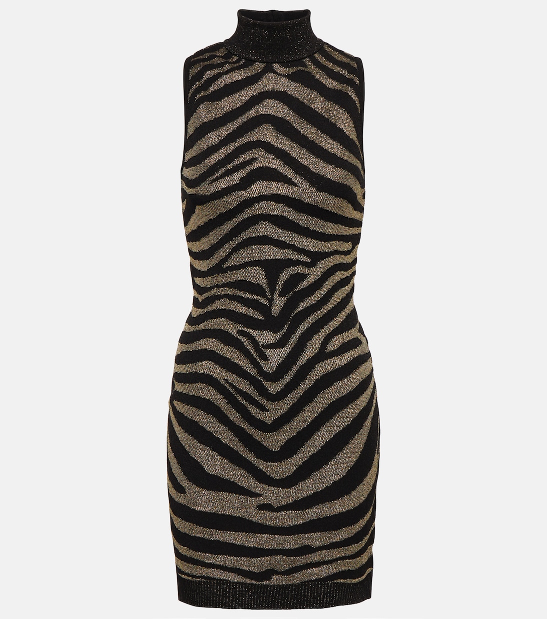 Zebra-print minidress | Balmain