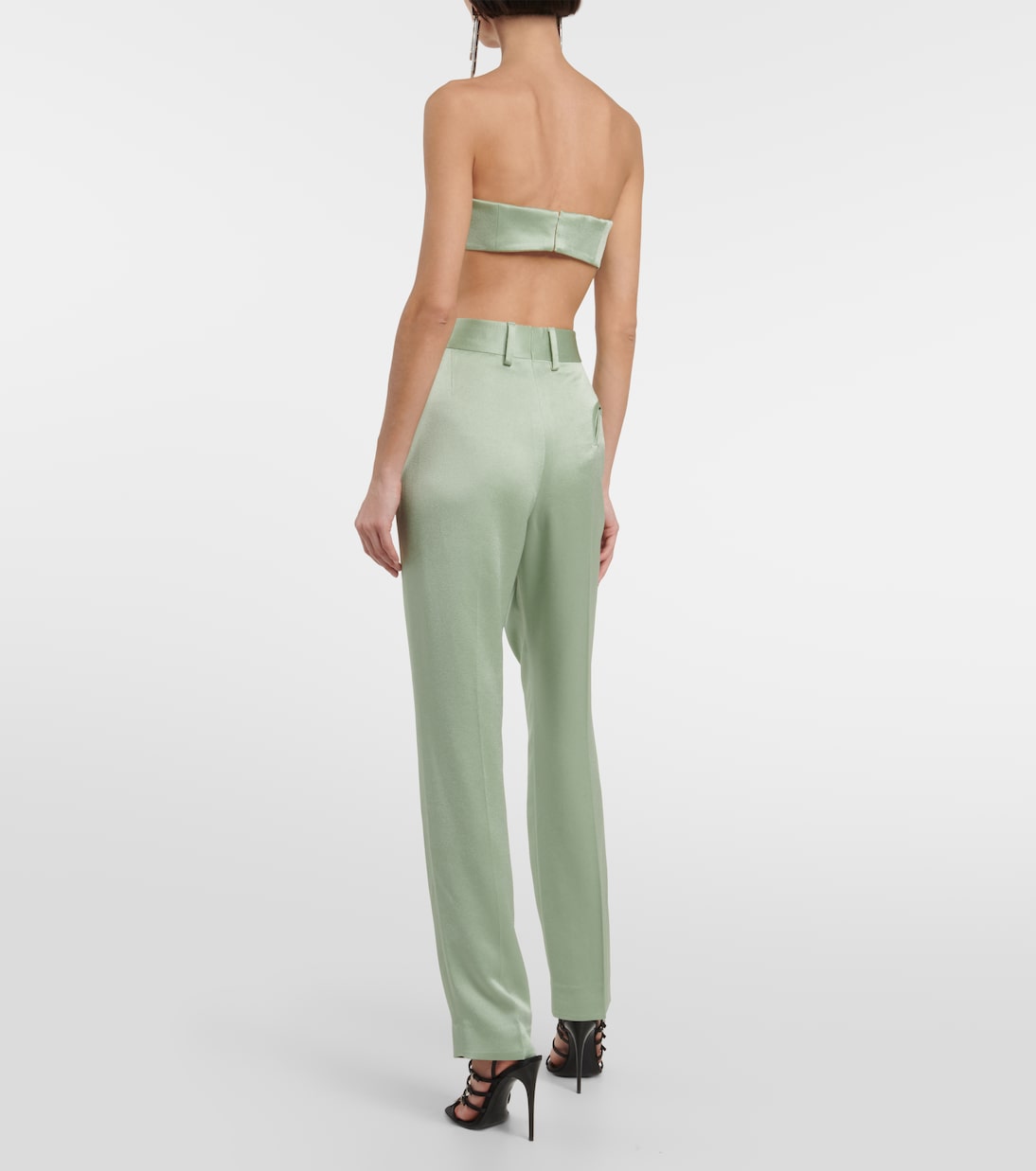 Sujetador bandeau Clyde de satén | Blazé Milano