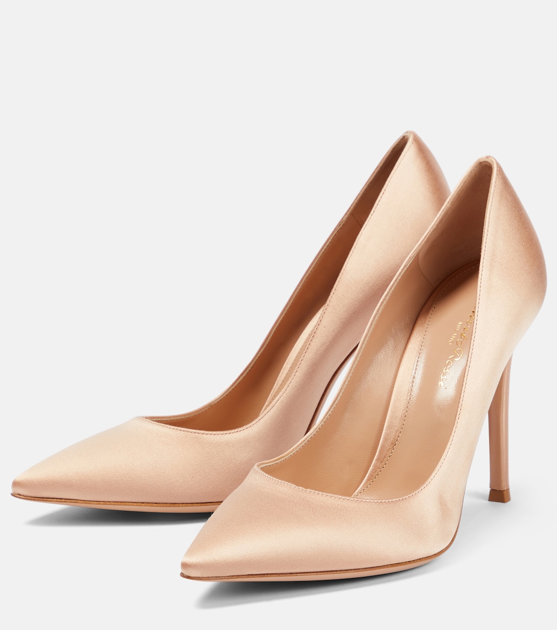 Gianvito 105 satin pumps | Gianvito Rossi