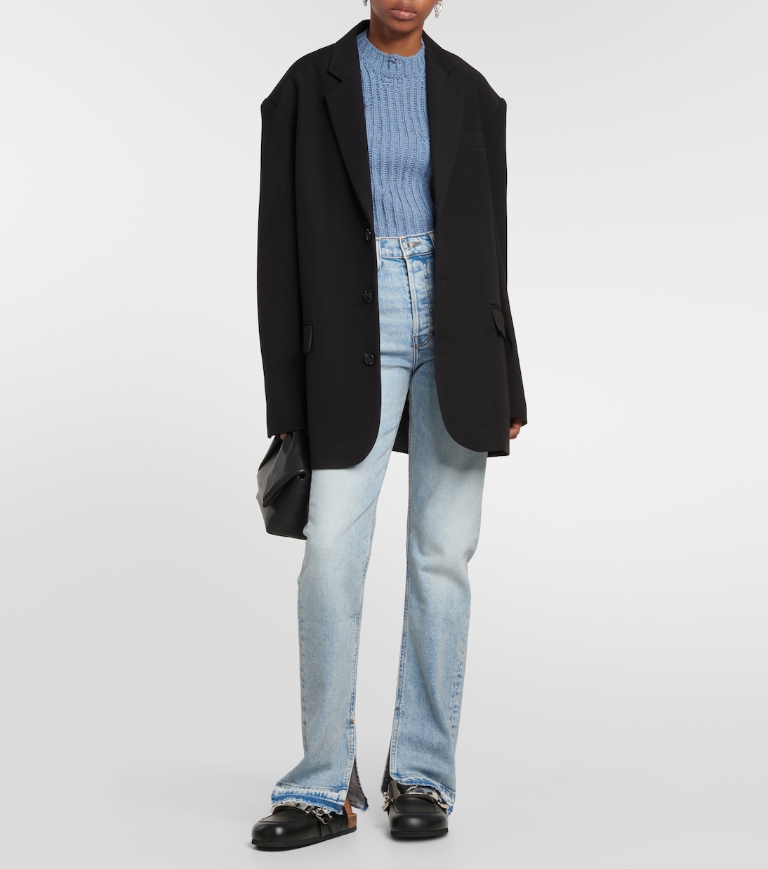 70s high-rise split-hem bootcut jeans | Re/Done