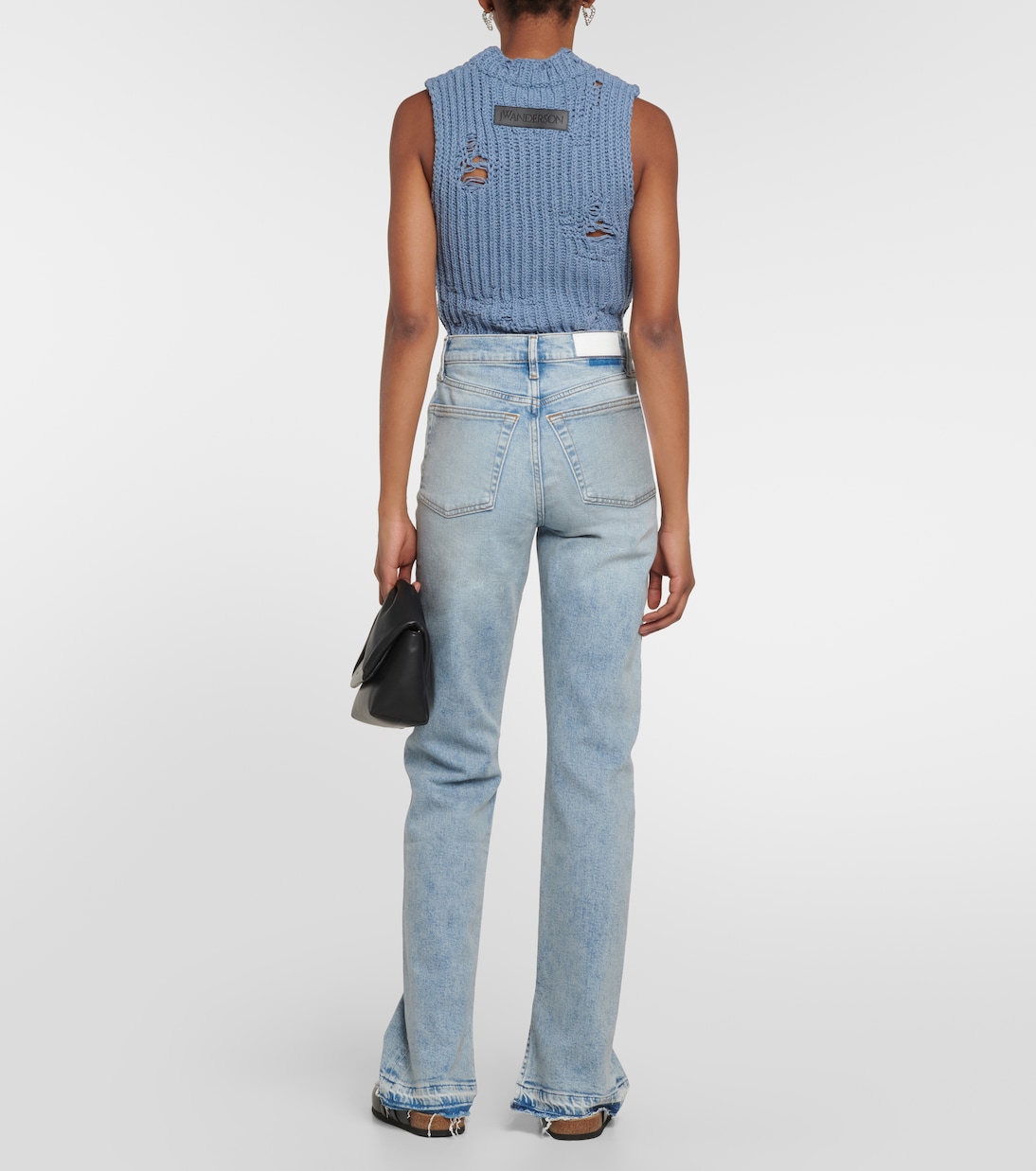 70s high-rise split-hem bootcut jeans | Re/Done