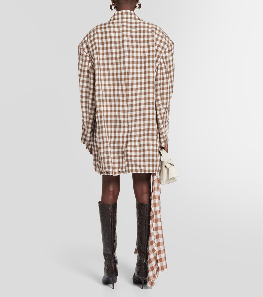 Blazer en mezcla de lino oversized | Acne Studios