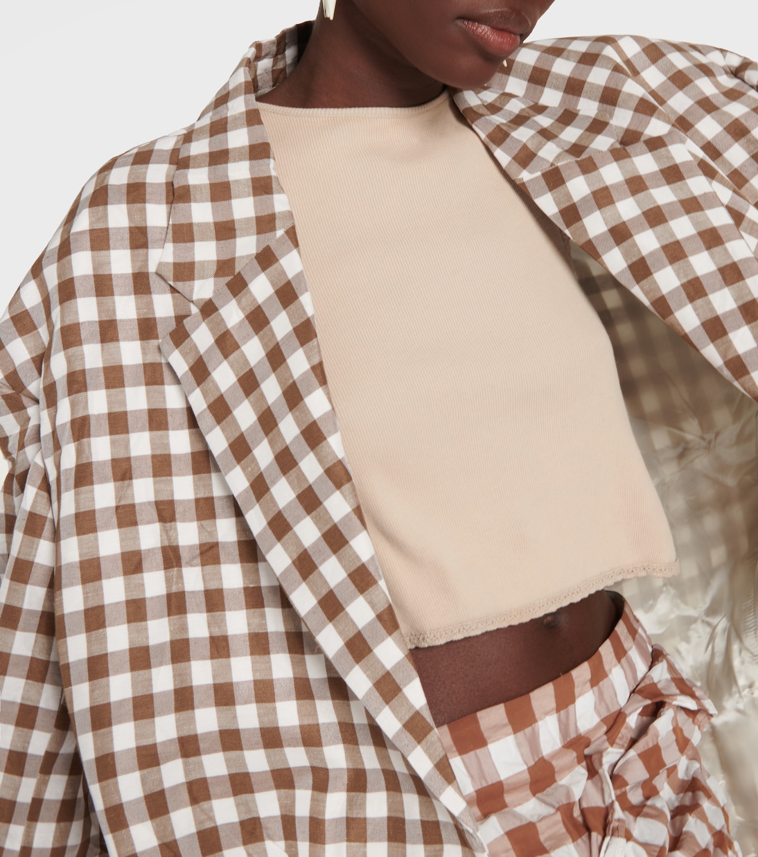 Blazer en mezcla de lino oversized | Acne Studios