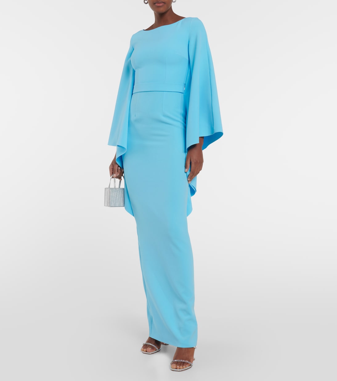 Boat N Flared belted maxi dress | Safiyaa