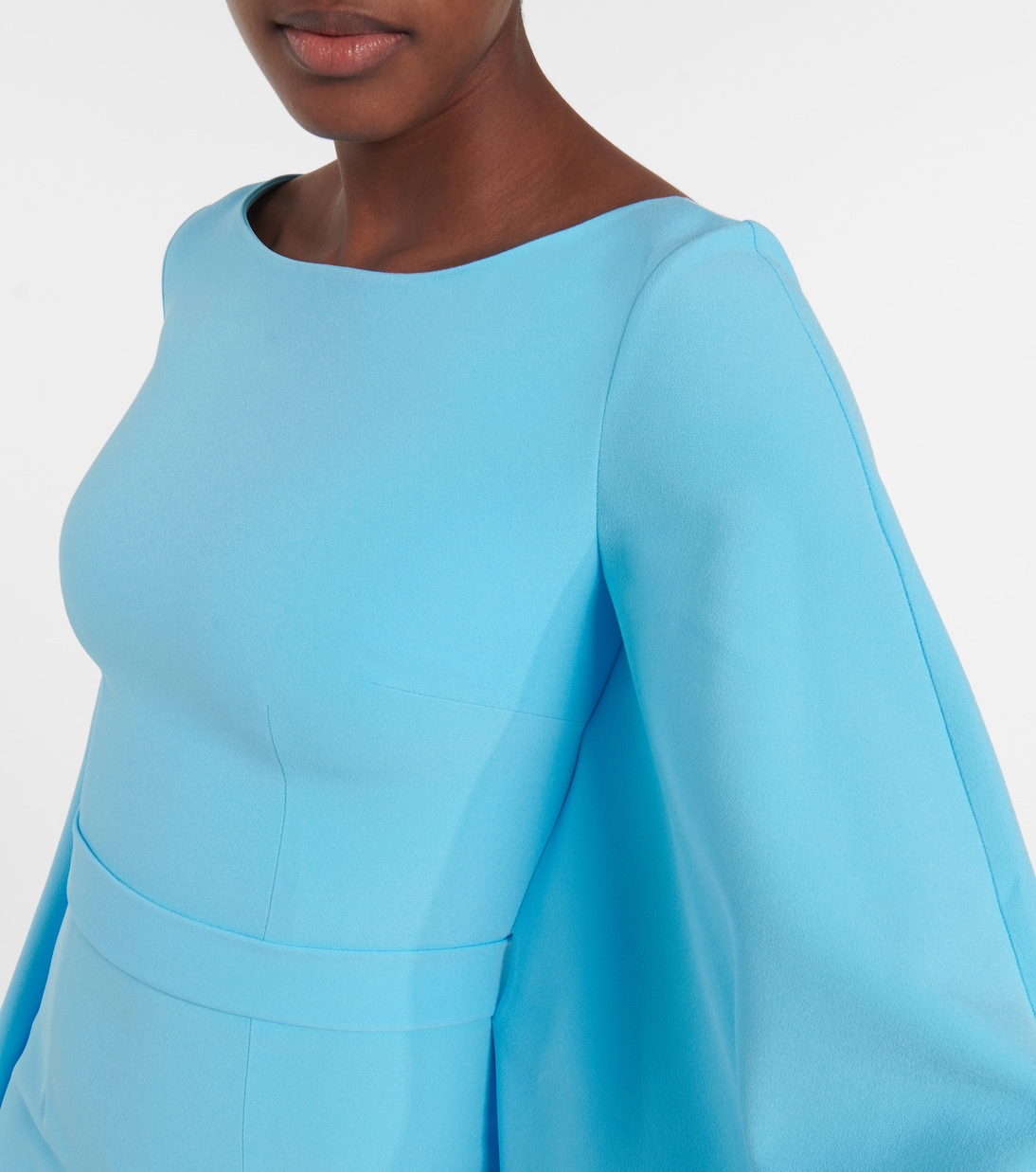 Boat N Flared belted maxi dress | Safiyaa