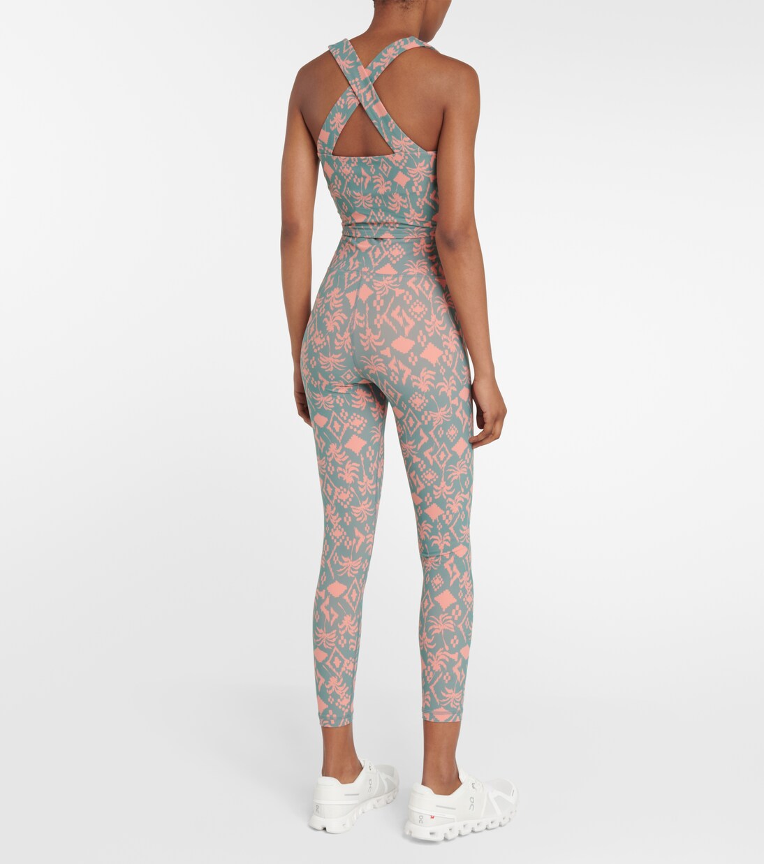 Jardin printed high-rise leggings | The Upside