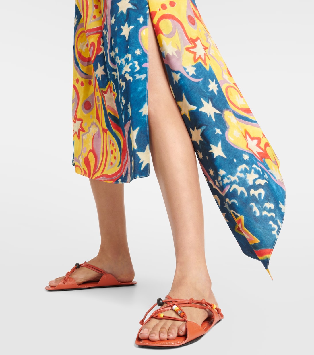 X No Vacancy Inn beaded leather sandals | Marni