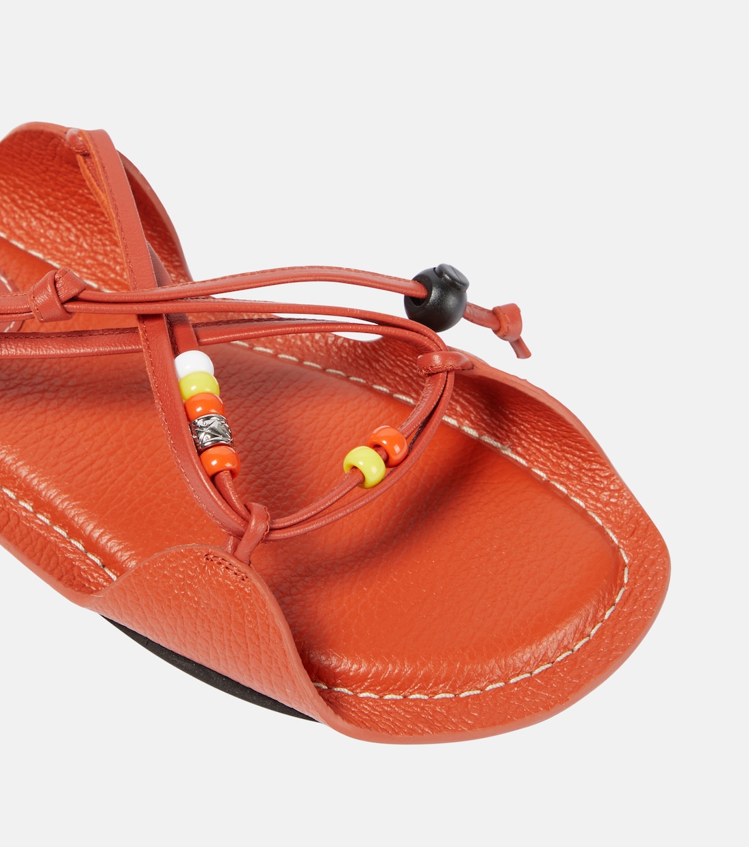 X No Vacancy Inn beaded leather sandals | Marni