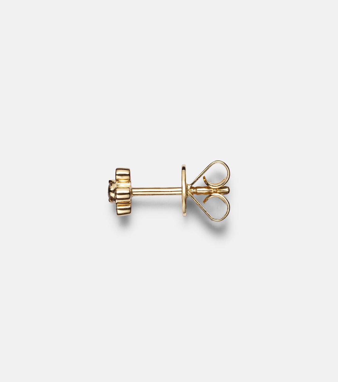 Orecchino singolo in oro 18kt con diamanti 