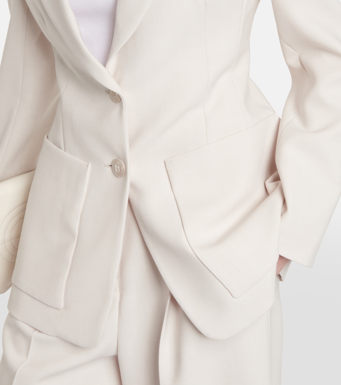 Blazer monopetto in misto lana | Dorothee Schumacher