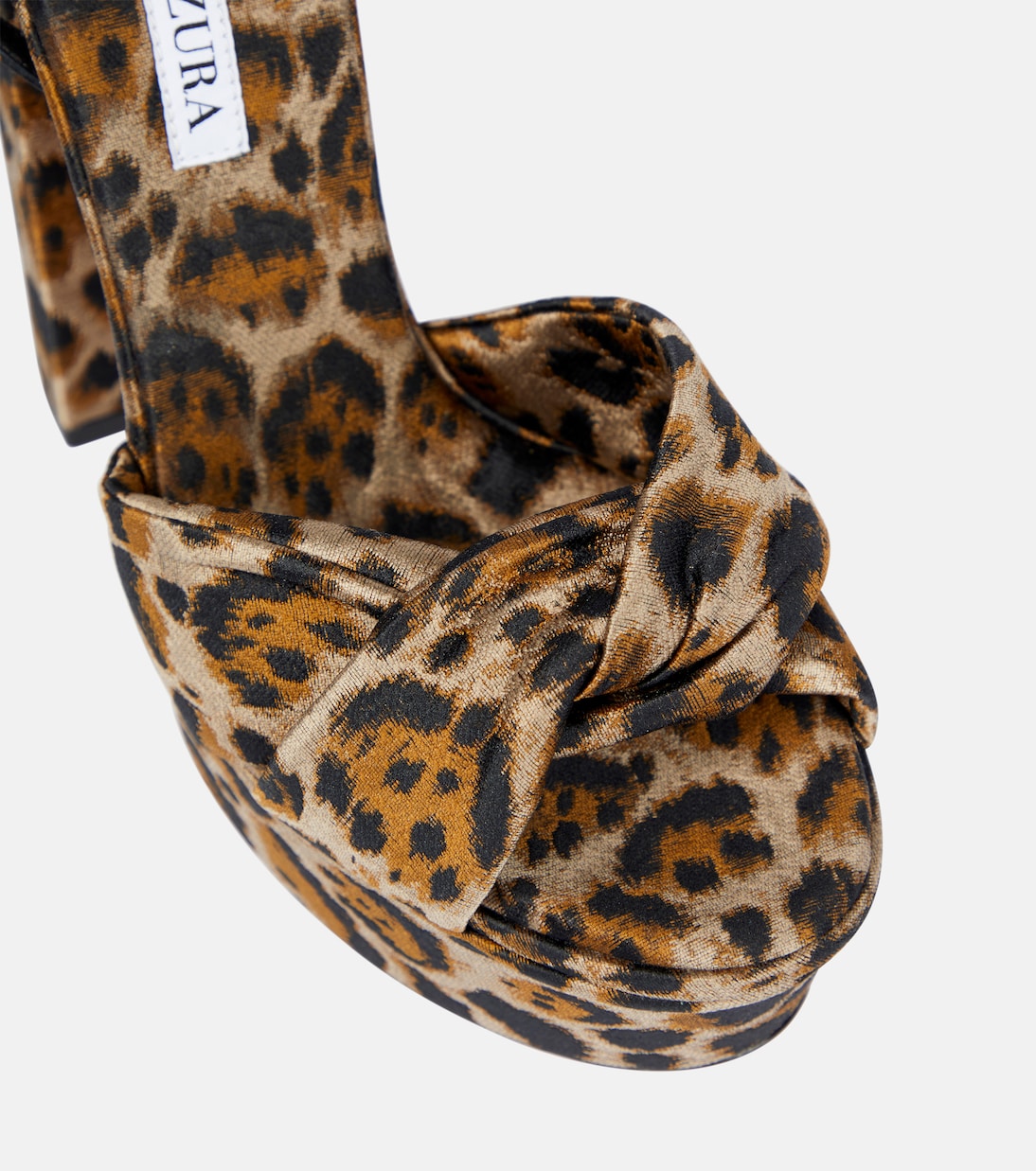 Olie Plateau 140 leopard-print sandals | Aquazzura