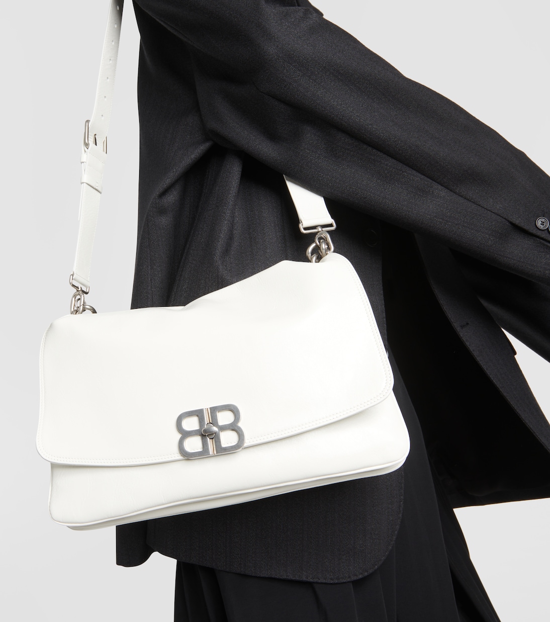Schultertasche BB aus Leder | Balenciaga