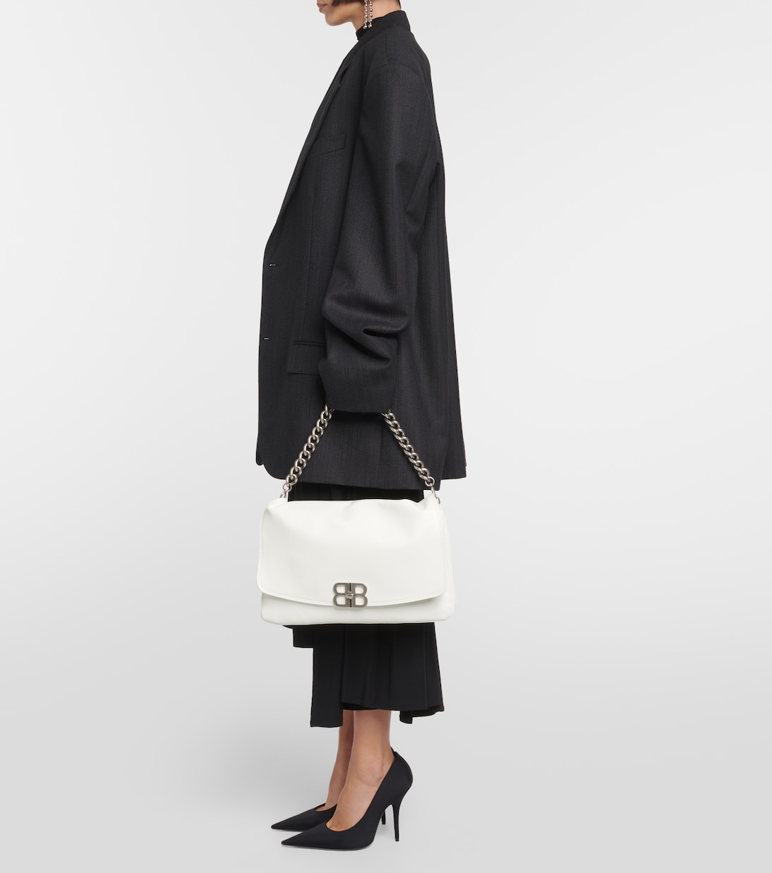 Schultertasche BB aus Leder | Balenciaga