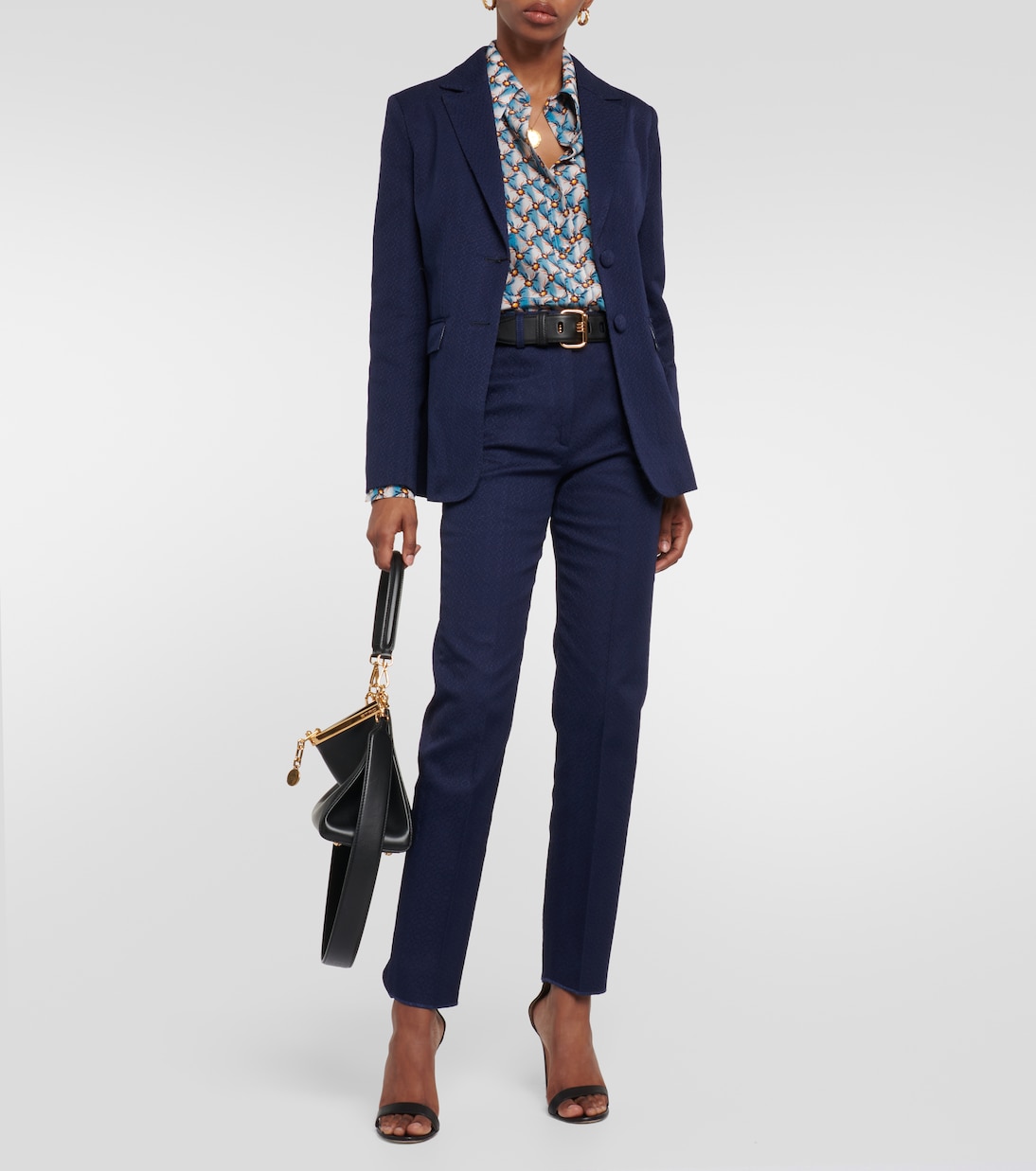 Blazer en jacquard de paisley de algodón | Etro