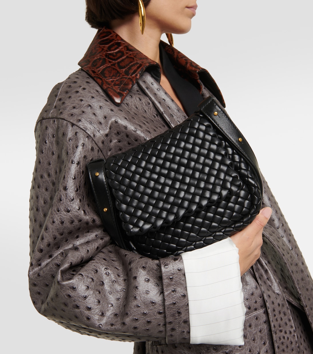 Sac Cobble Small en cuir Intreccio  | Bottega Veneta