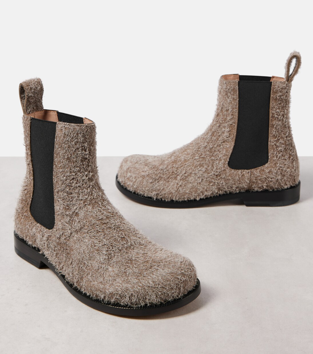 Campo suede Chelsea boots in beige Loewe Mytheresa