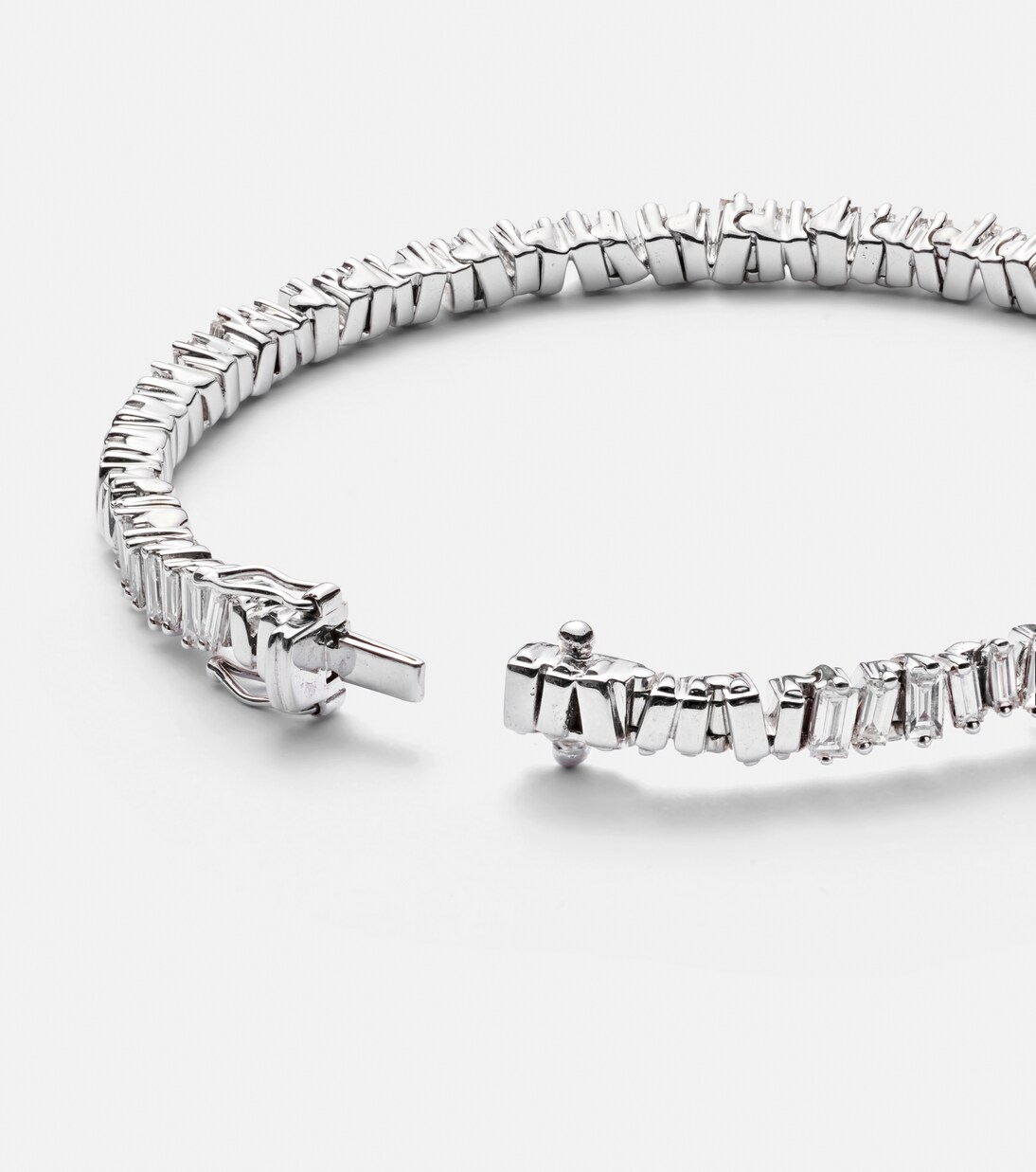 Bracciale Classic Diamond in oro bianco 18kt con diamanti | Suzanne Kalan