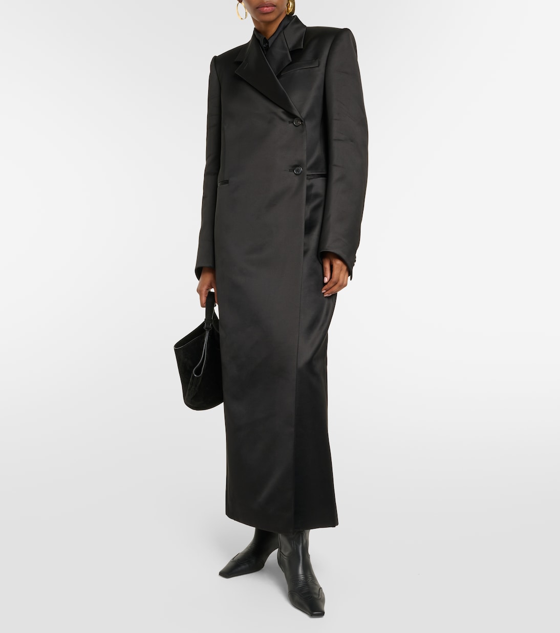 Cappotto Kelton in raso | Khaite