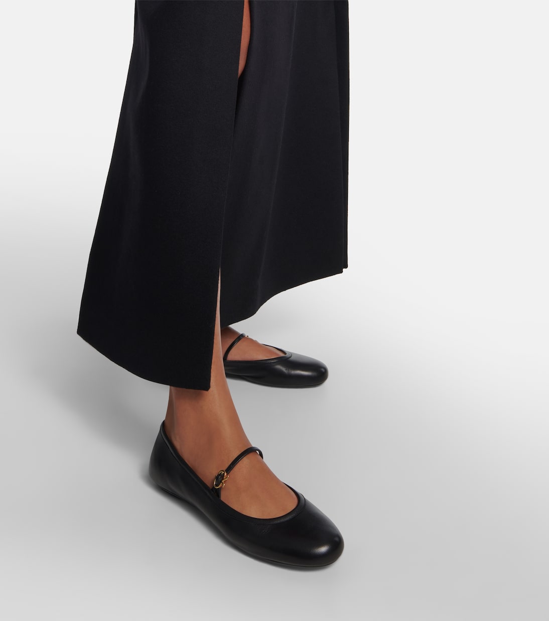 Ballerinas Carla aus Leder | Gianvito Rossi