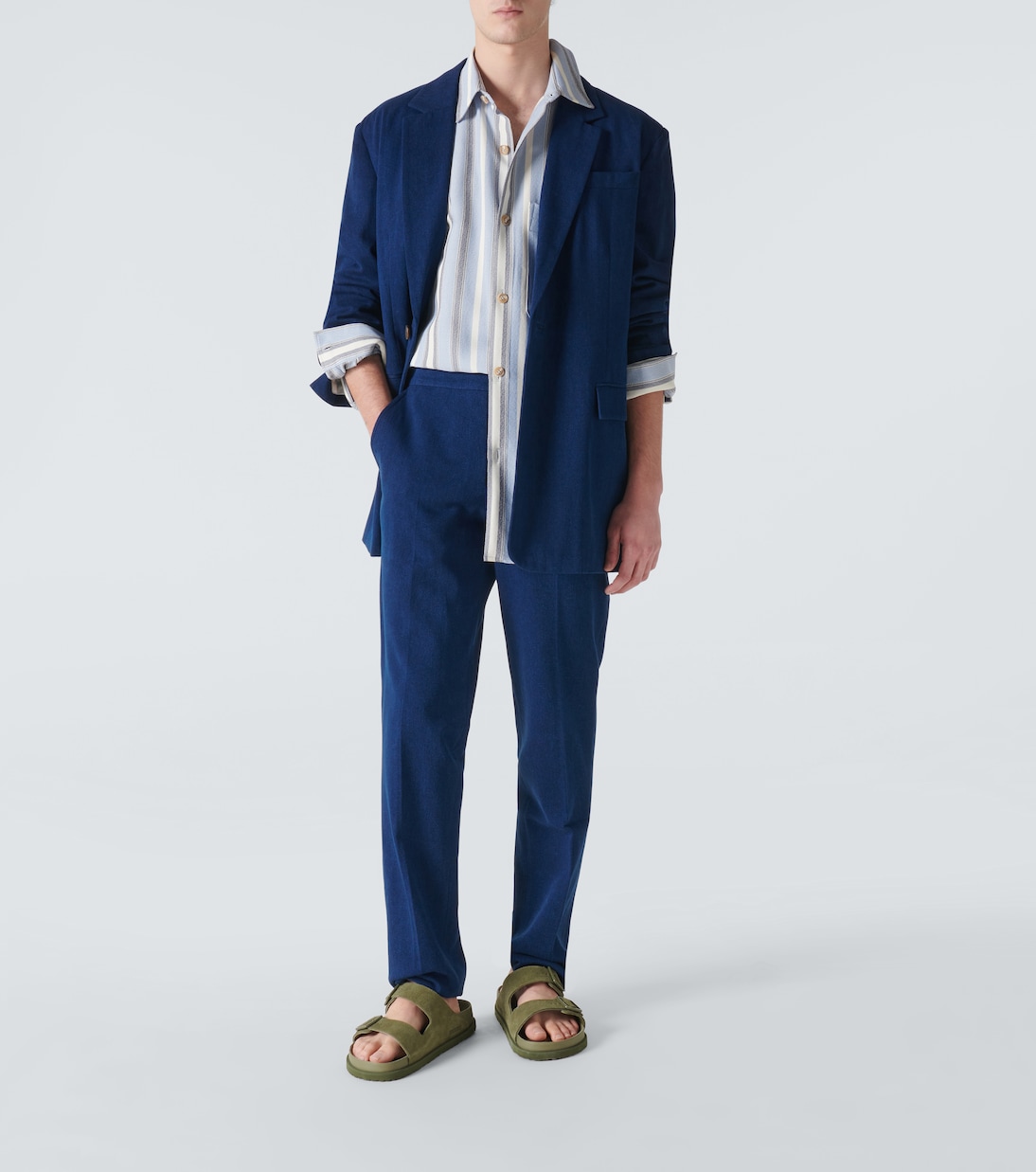 Pantalones slim de algodón | King & Tuckfield