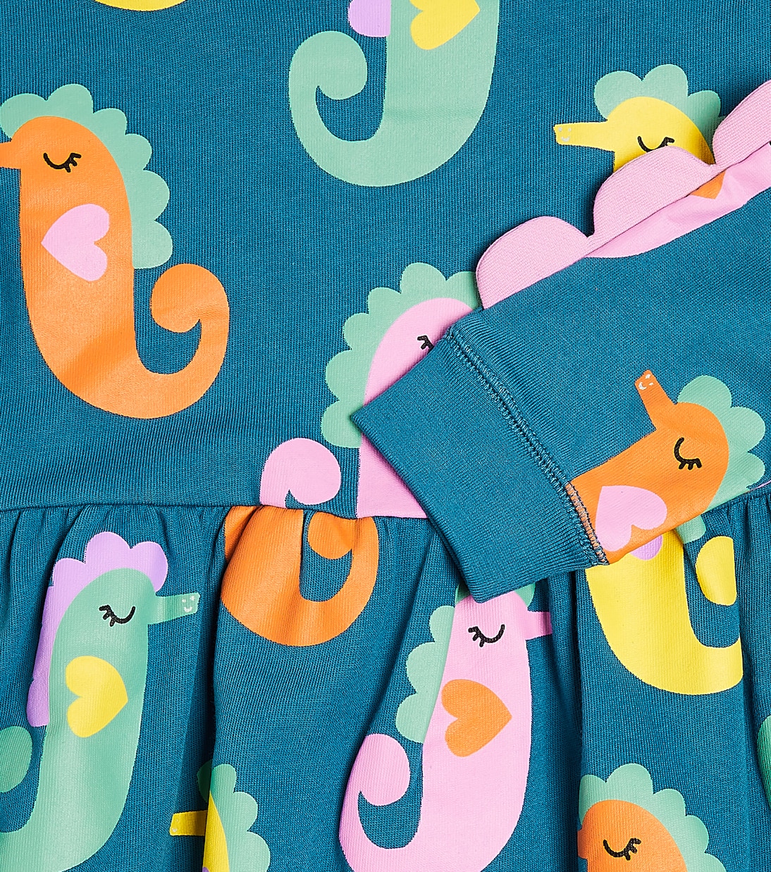 Bedrucktes Kleid aus Baumwolle | Stella McCartney Kids