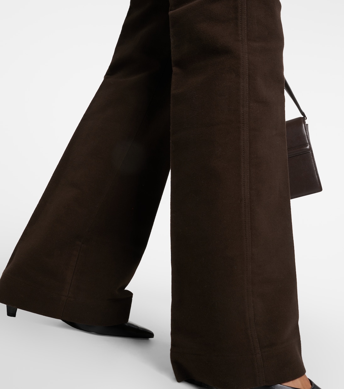 Pantaloni in velluto a vita alta | Toteme