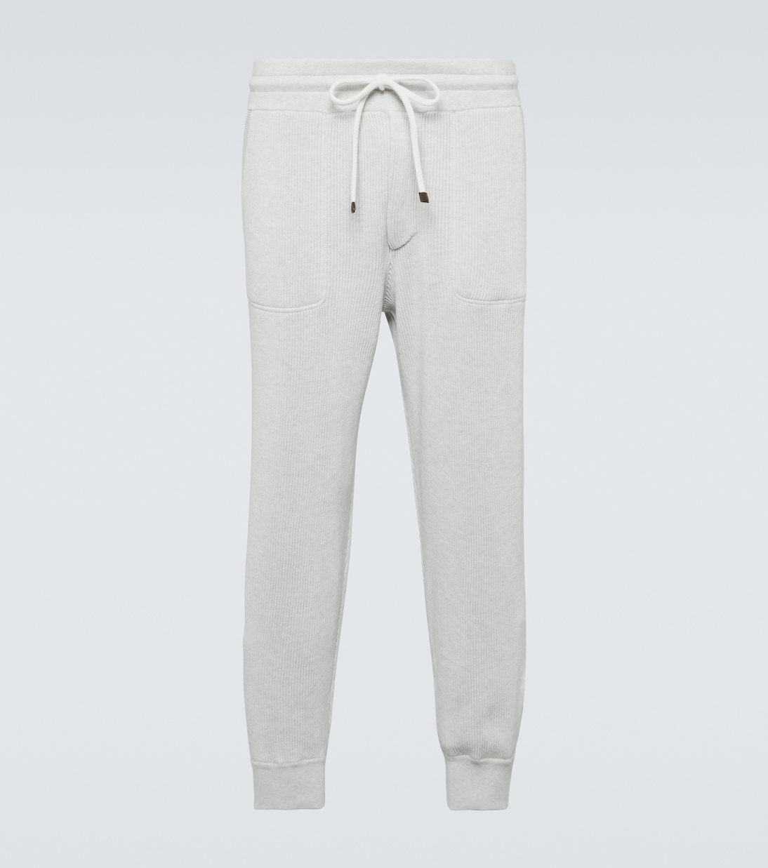 Pantaloni sportivi in cotone a coste | Brunello Cucinelli