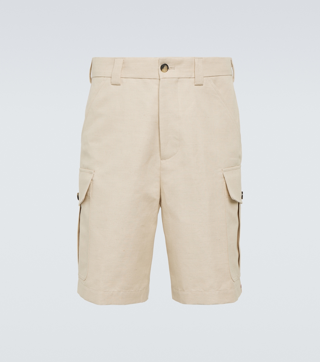 Bizen cotton and linen cargo shorts | Loro Piana