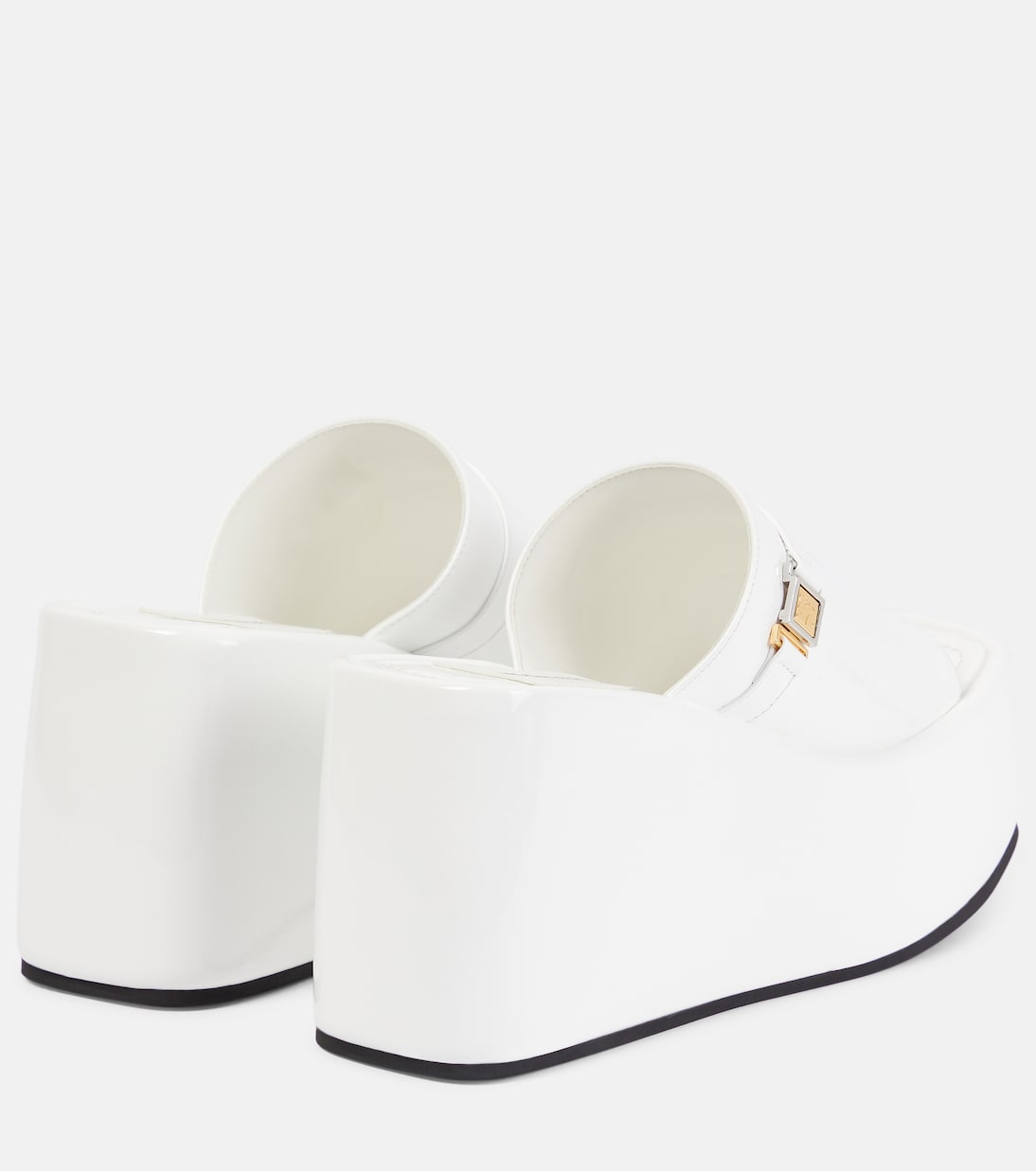Bulla Yelena leather platform slides | Nodaleto