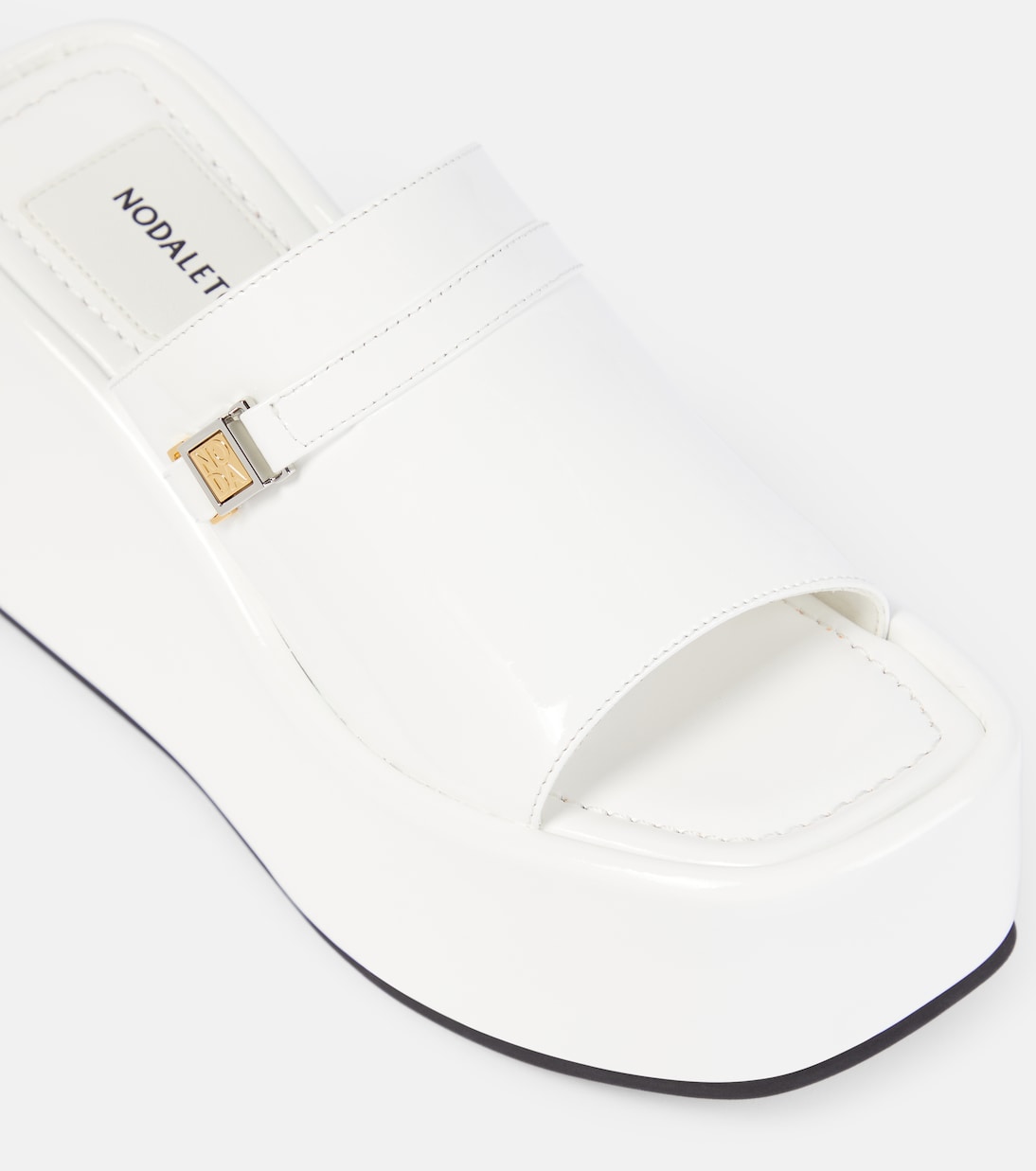Bulla Yelena leather platform slides | Nodaleto