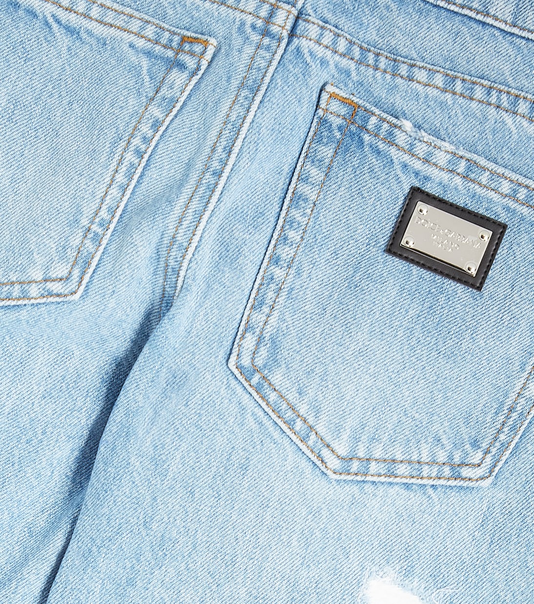 Jeans regular distressed | Dolce&Gabbana Kids