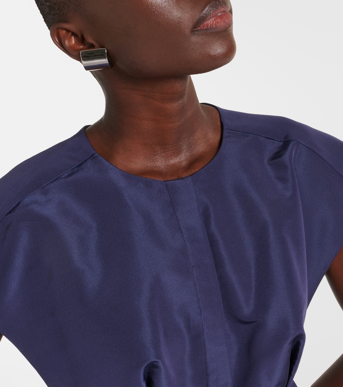 Robe midi en soie | Carolina Herrera