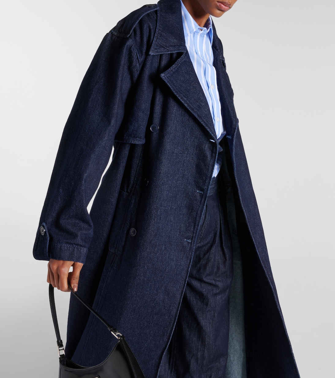 Trench di jeans Nikola | The Frankie Shop