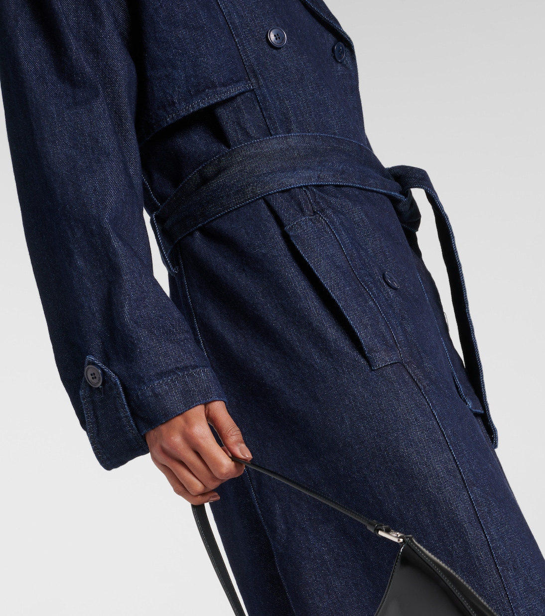 Trench di jeans Nikola | The Frankie Shop