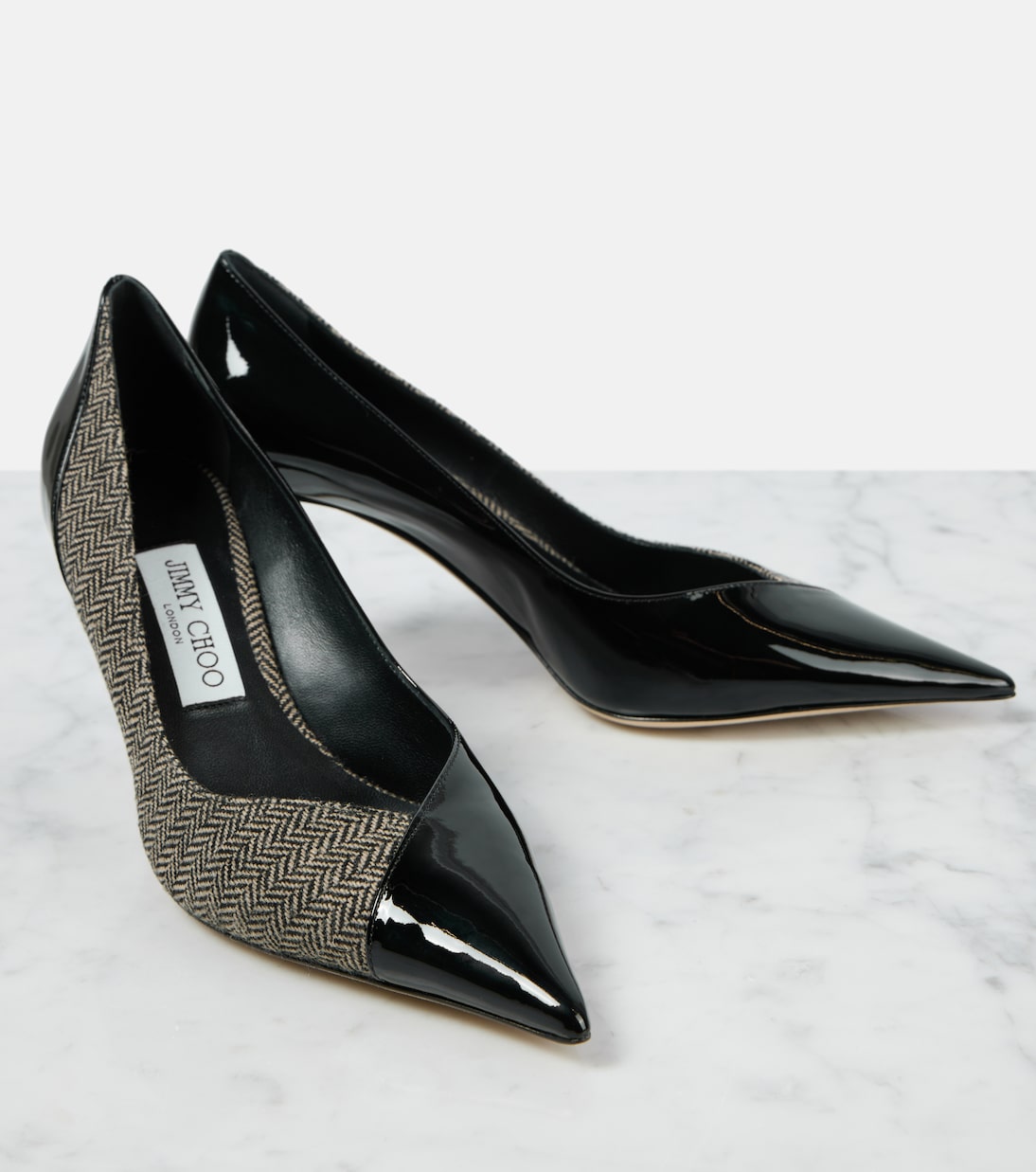 Pumps Cass 75 mit Lackleder | Jimmy Choo