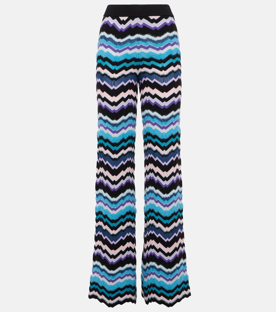 Zig Zag high-rise flared pants | Missoni