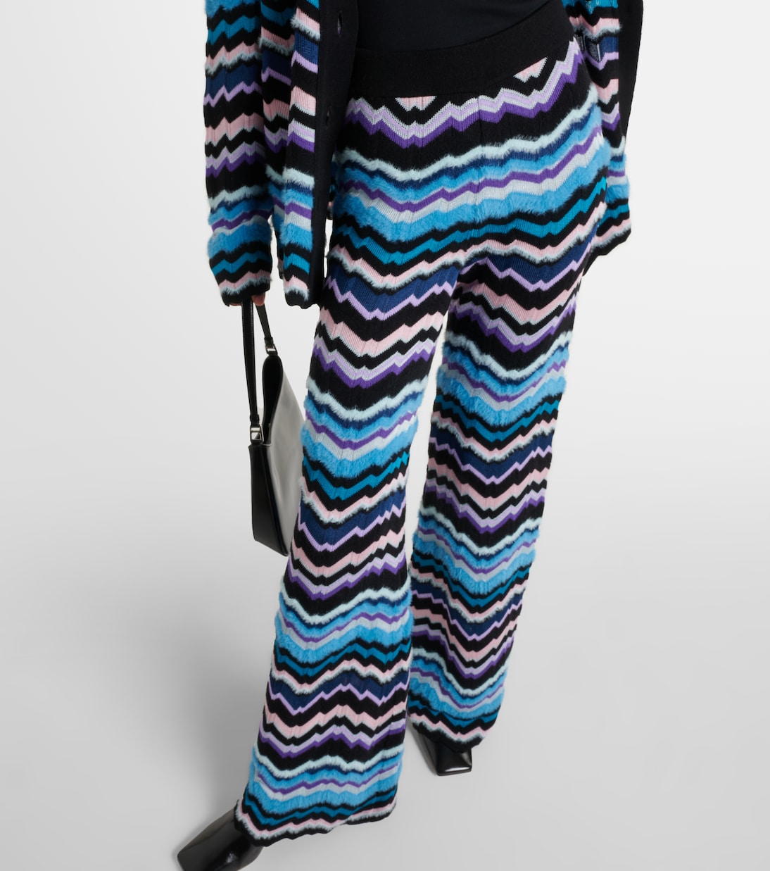 Zig Zag high-rise flared pants | Missoni