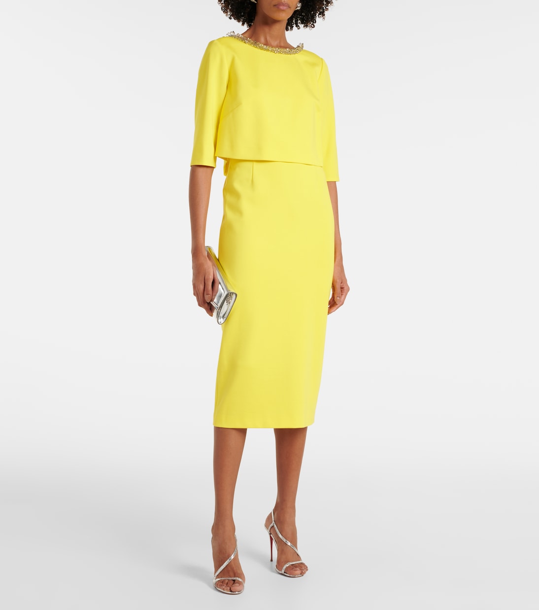 Robe midi Emotional Essence à ornements | Dorothee Schumacher