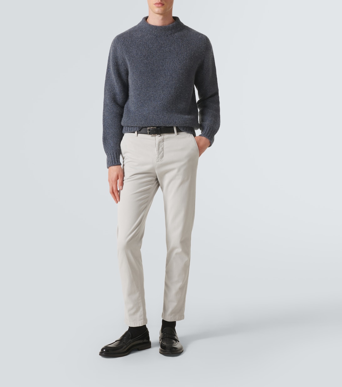 Mid-Rise-Chinohose | Kiton