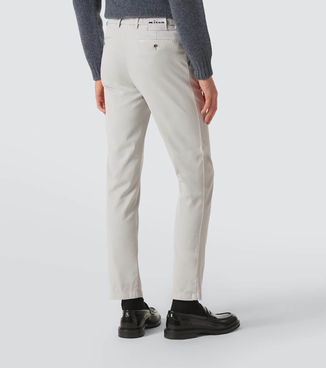 Mid-Rise-Chinohose | Kiton