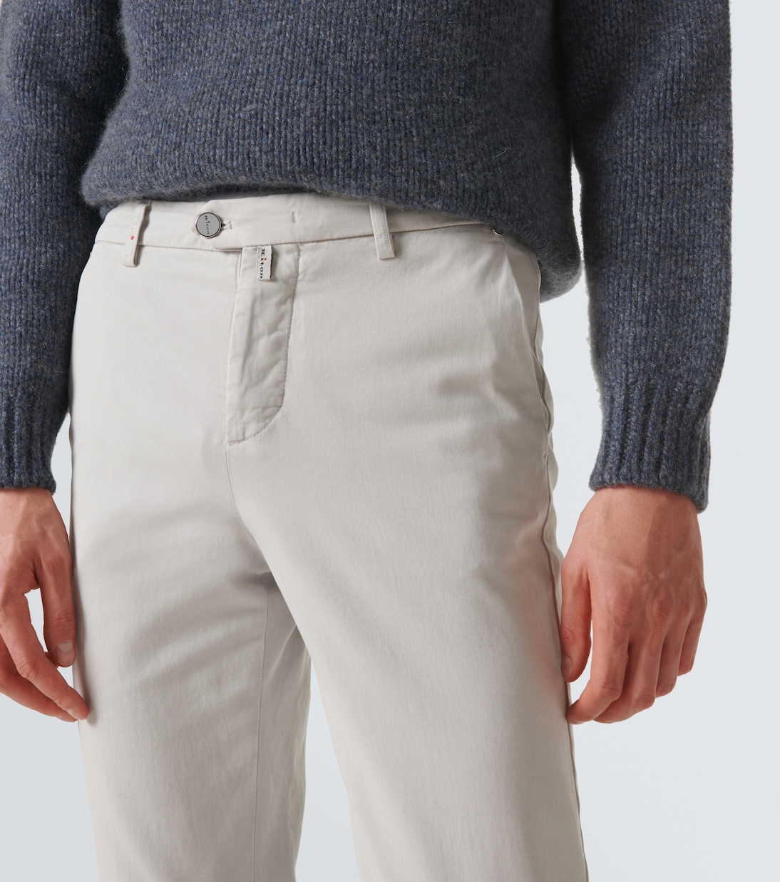 Mid-Rise-Chinohose | Kiton