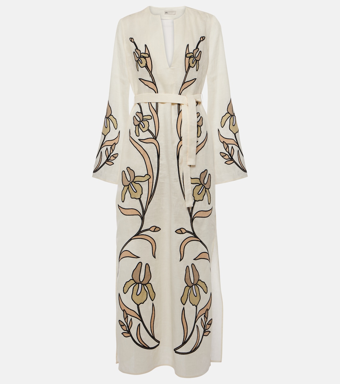 Caftán de lino estampado | Tory Burch