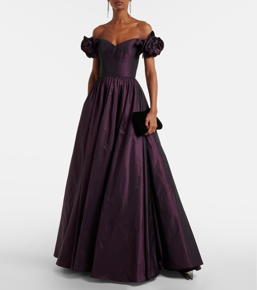 Abito lungo Viva Las Vegas in taffetà | Elie Saab